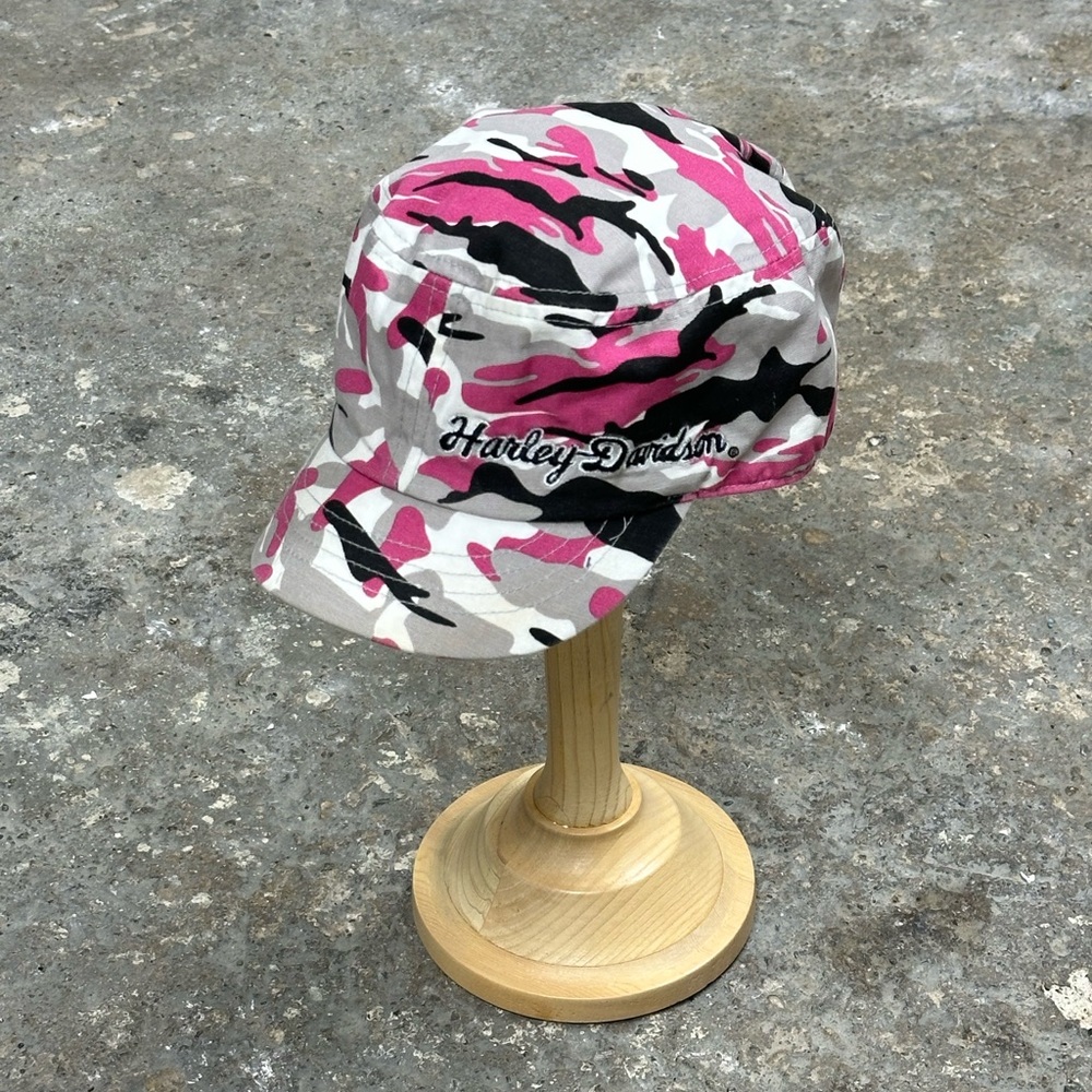 Harley Davidson Pink Camo Cadet Hat